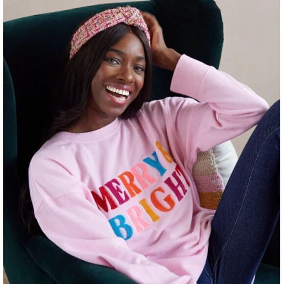 Merry and Bright Sweatshirt - Picture 2 of 5